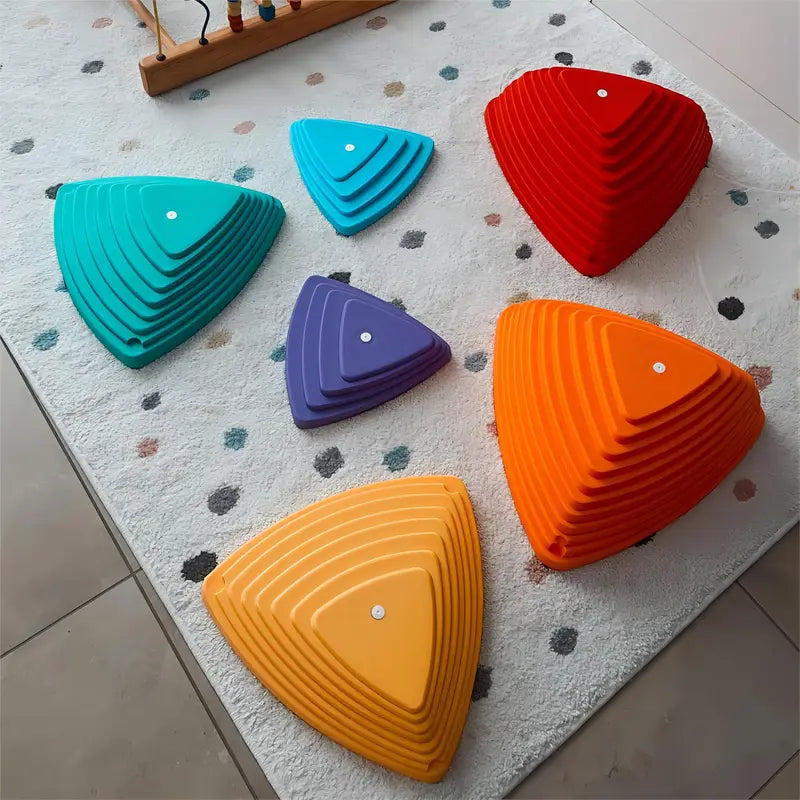 Kleurrijke uitdagende Stapstenen